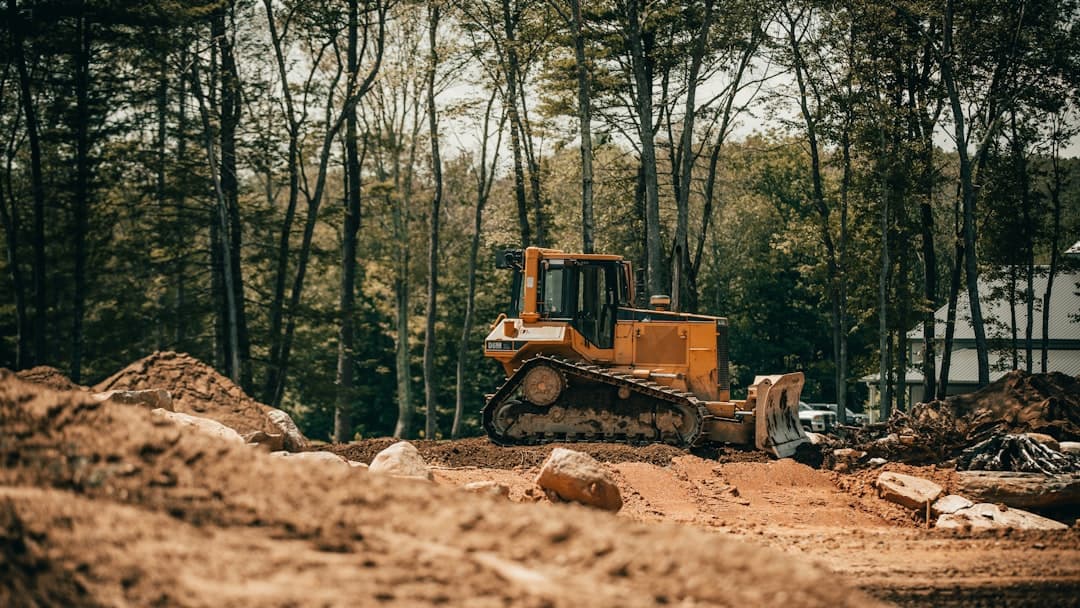 excavation and grading background
